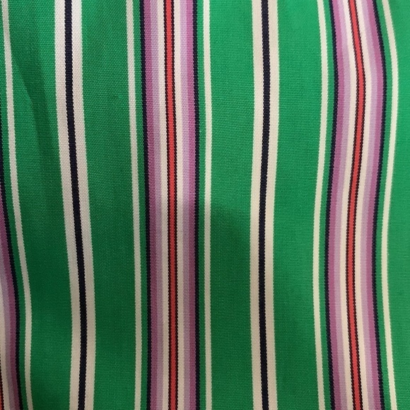 Lauren Ralph Lauren NWT 100% Cotton Woman’s Button Down Vertical Striped Shirt - Picture 11 of 13